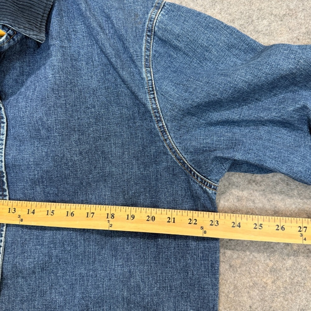 Vintage Agolde Event Denim Chore Barn Jacket Womens Small Oversized 90s USA - Picture 10 of 15